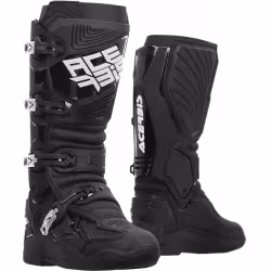 Мотоботы кроссовые Acerbis Whoops Black/White, черный/белый, размер 44