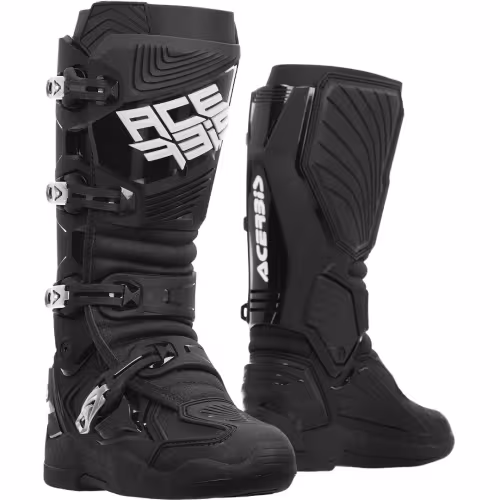 Мотоботы кроссовые Acerbis Whoops Black/White, черный/белый, размер 44