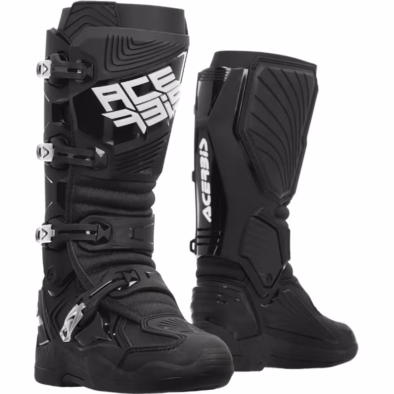 Мотоботы кроссовые Acerbis Whoops Black/White, черный/белый, размер 44