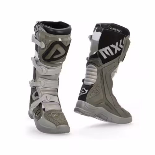 Мотоботы кроссовые Acerbis X-TEAM Brown/Grey, коричневый/серый, размер 40