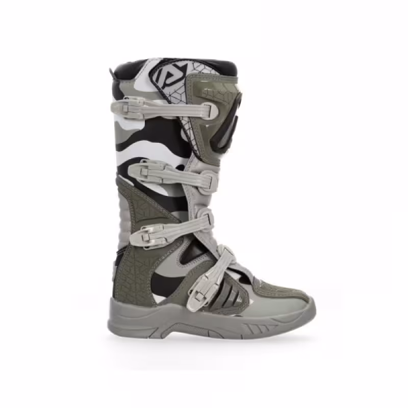 Мотоботы кроссовые Acerbis X-TEAM Brown/Grey, коричневый/серый, размер 40