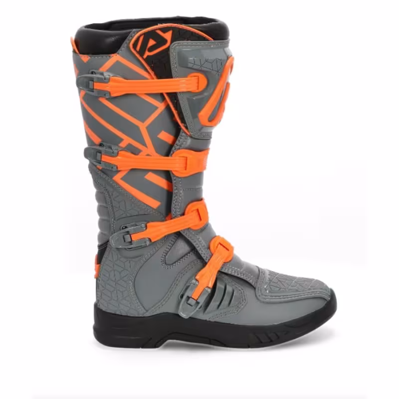 Мотоботы Acerbis X-Team Grey/Orange, серый/оранжевый, размер 39
