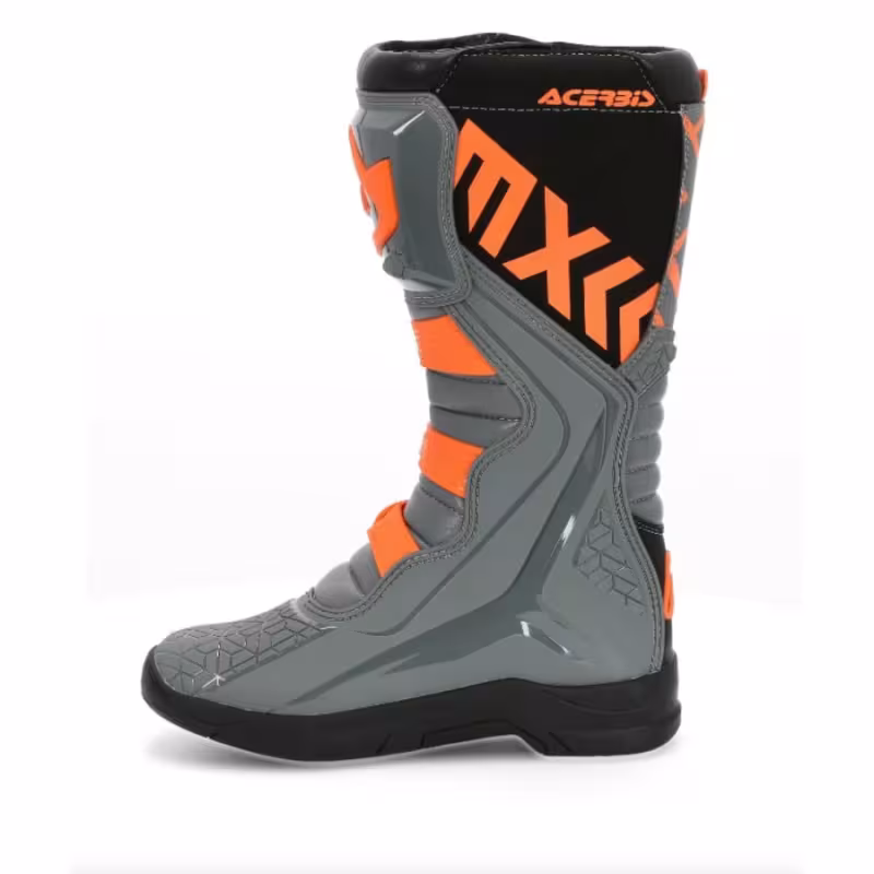 Мотоботы Acerbis X-Team Grey/Orange, серый/оранжевый, размер 39