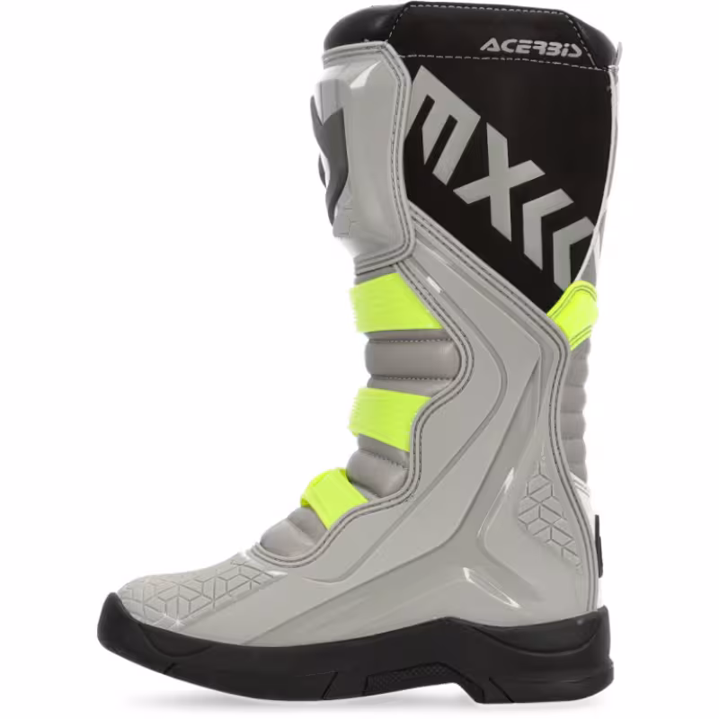 Мотоботы Acerbis X-Team Grey/Yellow, серый/желтый, размер 44