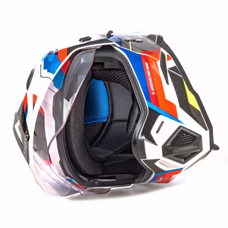 Мотошлем Hizer J6802 №7 Adventure, разноцветный, размер XL (2 визора)