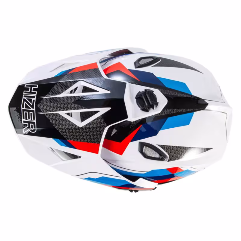 Мотошлем Hizer J6802 №7 Adventure, разноцветный, размер XL (2 визора)