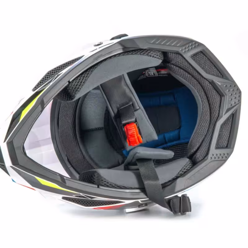 Мотошлем Hizer J6802 №7 Adventure, разноцветный, размер XL (2 визора)