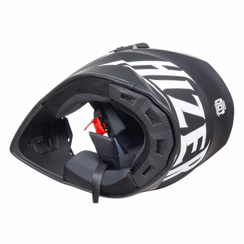 Мотошлем Hizer J6808 №5 matte black, черный/матовый, размер S