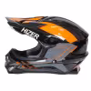 Мотошлем Hizer J6805 №5 orange, оранжевый/черный, размер M