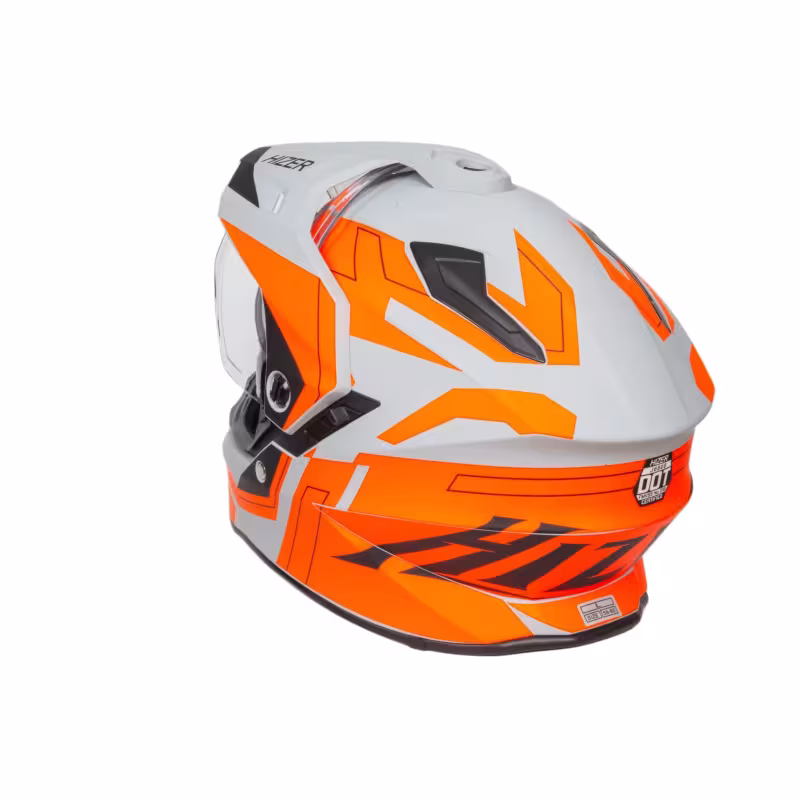 Мотошлем Hizer J6808 №1 matte grey, матовый/серый, размер L