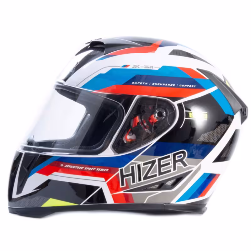 Мотошлем Hizer J5311 №5 Adventure, разноцветный, размер L