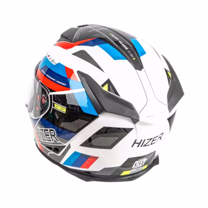 Мотошлем Hizer J5311 №5 Adventure, разноцветный, размер M