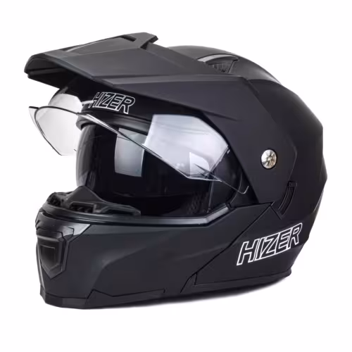 Мотошлем Hizer J910, черный, размер L