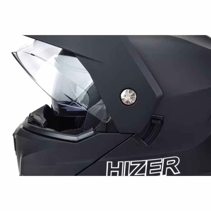 Мотошлем Hizer J910, черный, размер L