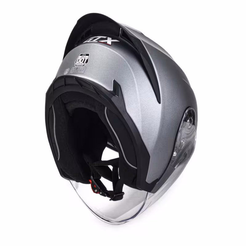 Мотошлем GTX 885-1 №1 Grey, серый, размер S