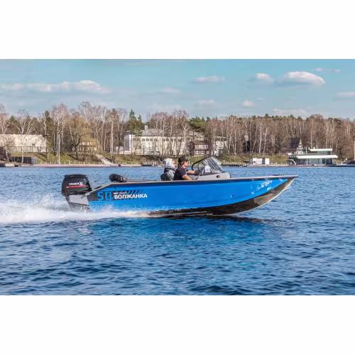 Лодка алюминиевая VBoats 50 FIish, серый