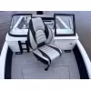 Лодка алюминиевая VBoats 46 Fish, белый/зеленый