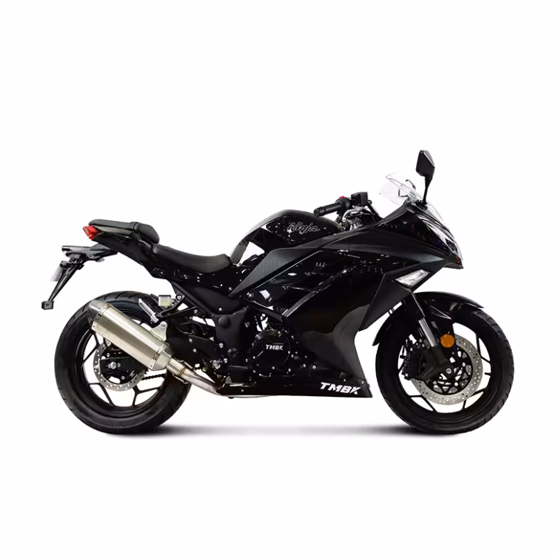 Мотоцикл спортивный TMBK Ninja 400 Black, черный