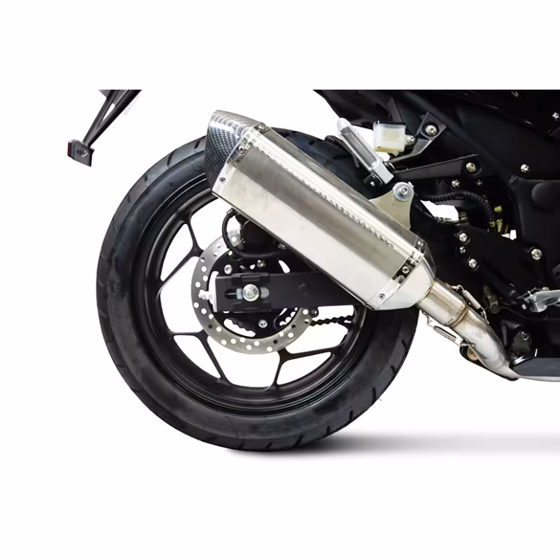 Мотоцикл спортивный TMBK Ninja 400 Black, черный