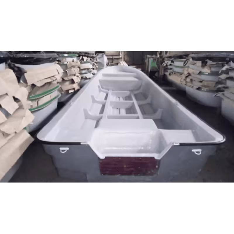 Лодка пластиковая Онегокомпозит СЛК-780 с румпельным управлением