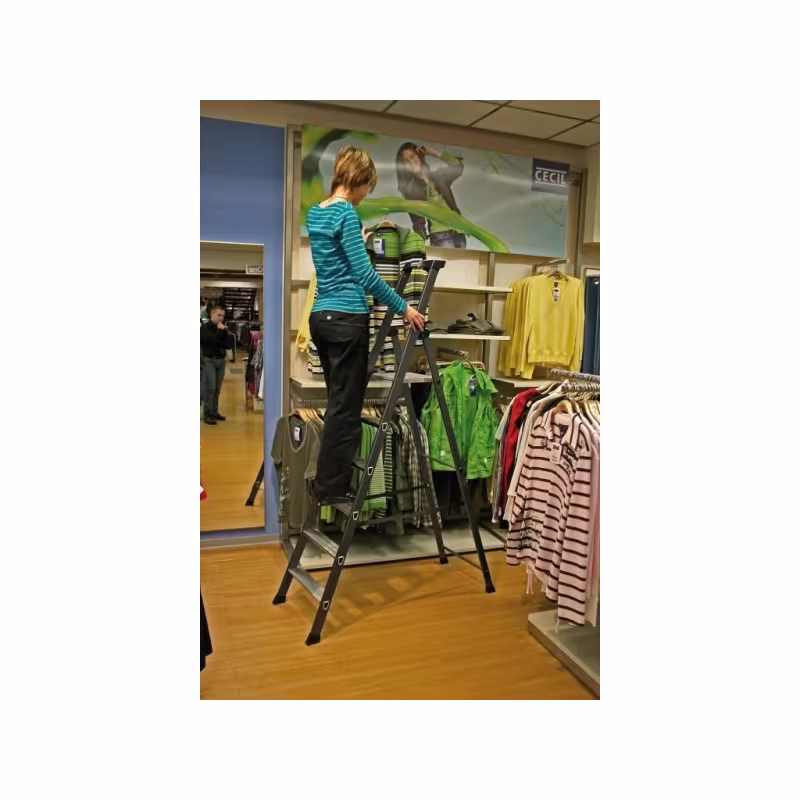 Стремянка Krause SePro 124180, 4 ступени, 2,85 м