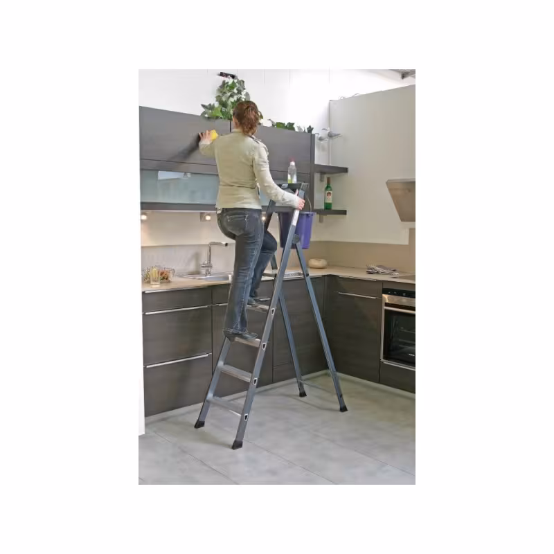 Стремянка Krause SePro 124180, 4 ступени, 2,85 м