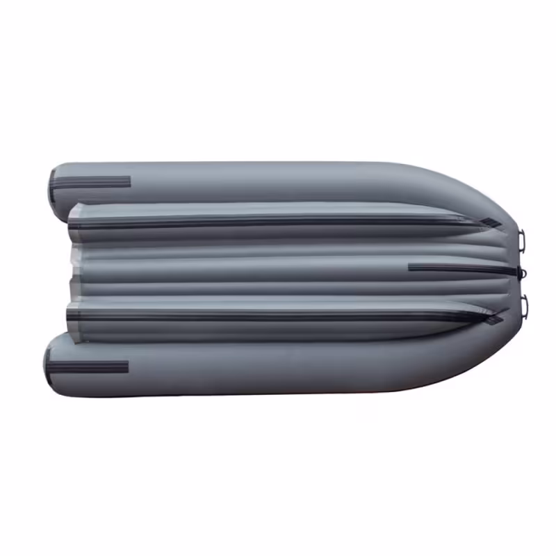 Надувная лодка ПВХ Angler S-MAX Reef Triton 370, НДНД, темно-серый/серый