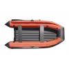 Надувная лодка ПВХ с фальшбортом Angler Reef Triton 340, НДНД, темно-серый/оранжевый