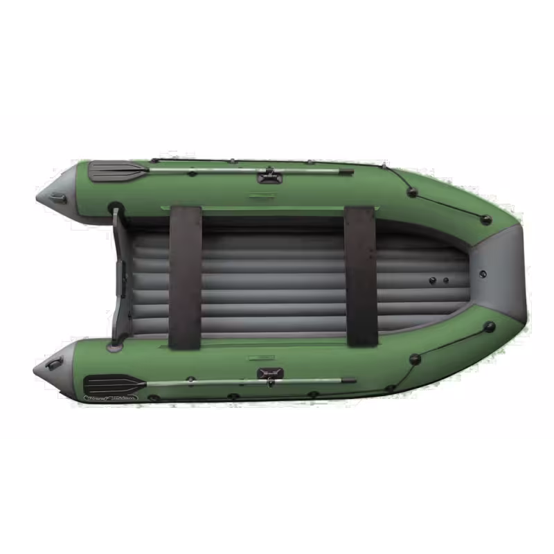 Надувная лодка ПВХ Angler Reef Triton 340, НДНД, темно-серый/хаки