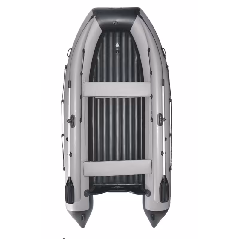 Надувная лодка ПВХ Angler Reef Triton 340, НДНД, темно-серый/серый