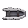 Надувная лодка ПВХ Angler Reef Triton 340, НДНД, темно-серый/серый