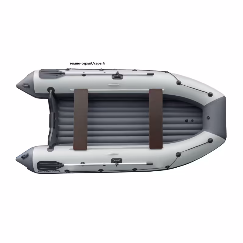 Надувная лодка ПВХ Angler Reef Triton 340, НДНД, темно-серый/серый