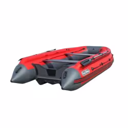 Надувная лодка ПВХ с фальшбортом Angler Reef Triton 360, НДНД, черный/красный