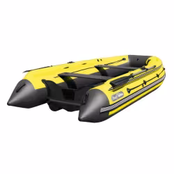 Надувная лодка ПВХ Angler Reef Triton 360, НДНД, желтый/серый
