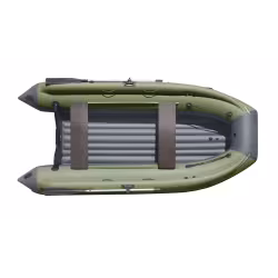 Надувная лодка ПВХ Angler Reef Triton 360, НДНД, хаки/серый