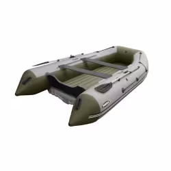 Надувная лодка ПВХ Angler Reef Triton 360, НДНД, темно-серый/хаки