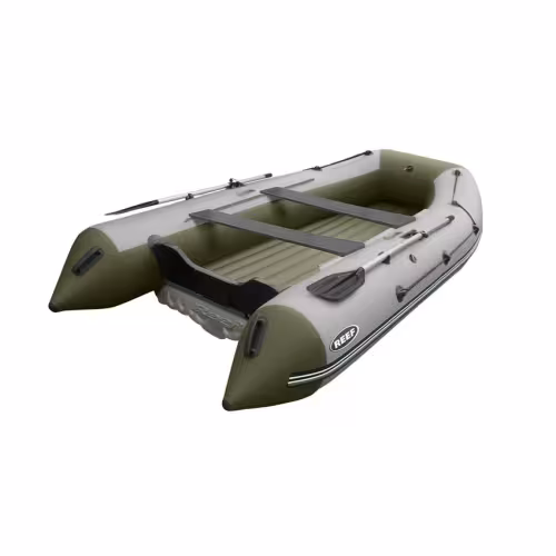 Надувная лодка ПВХ Angler Reef Triton 360, НДНД, темно-серый/хаки