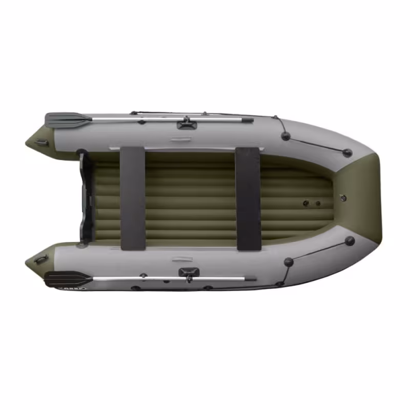 Надувная лодка ПВХ Angler Reef Triton 360, НДНД, темно-серый/хаки