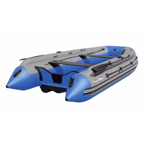 Надувная лодка ПВХ Angler Reef Triton 360, НДНД, голубой/серый