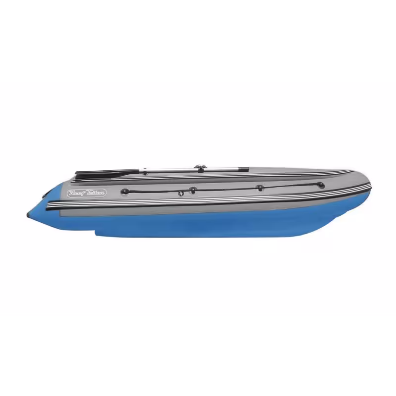 Надувная лодка ПВХ Angler Reef Triton 360, НДНД, голубой/серый