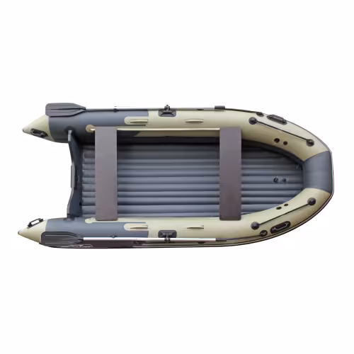 Лодка надувная ПВХ Angler Skat Triton 390 НДНД, оливковый/темно-серый