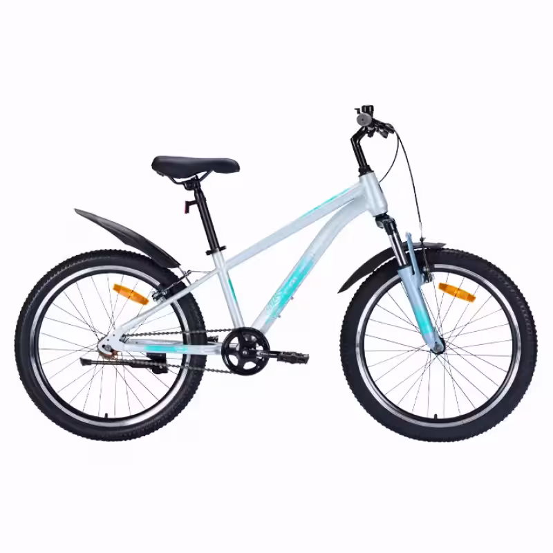 Велосипед Tech Team Calibri disc 24", 1 скорость, рост 12, серебряный