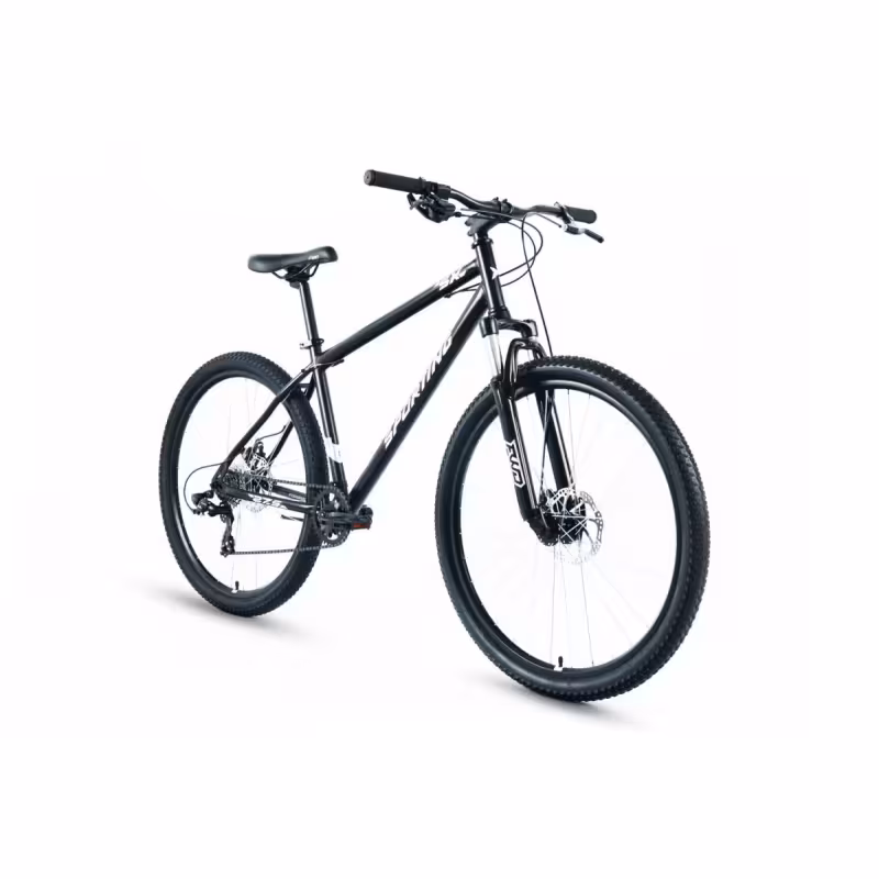 Велосипед Forward Sporting SX, 29", 8 скоростей, рост 17, черный/серебристый