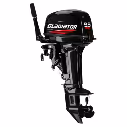 Лодочный мотор 2-тактный Gladiator G 9.9PRO FHS Blackline, 20 л.с.