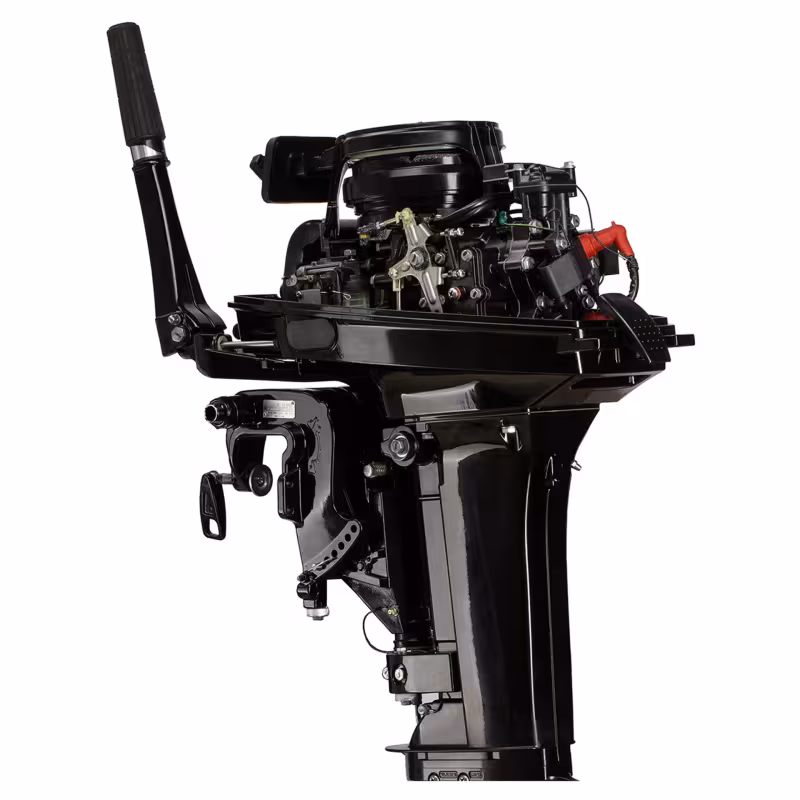 Лодочный мотор 2-тактный Gladiator G 9.9PRO FHS Blackline, 20 л.с.