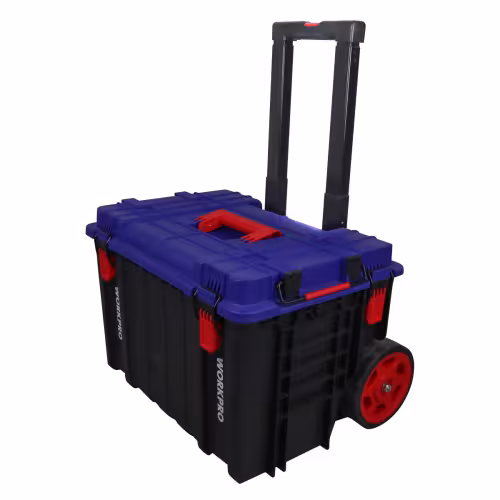 Ящик для инструментов Workpro WP283032, штабелируемый на колесах, 560х424х500 мм