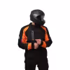 Мотокуртка мужская RSX Fusion Touring Jacket, черно-оранжевый, размер 2XL
