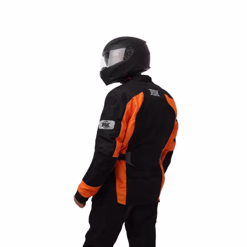 Мотокуртка мужская RSX Fusion Touring Jacket, черно-оранжевый, размер 2XL