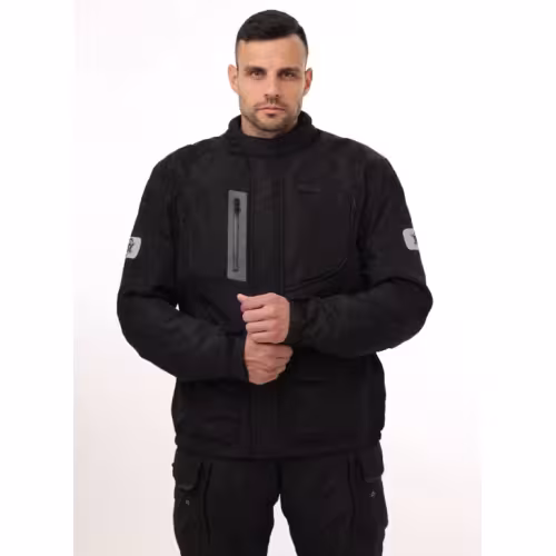 Мотокуртка мужская RSX Fusion Touring Jacket, черный, размер 2XL