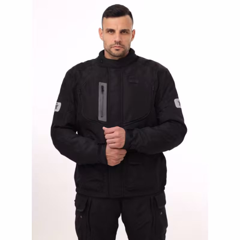Мотокуртка мужская RSX Fusion Touring Jacket, черный, размер 2XL